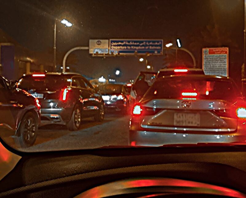 At least 361,345 passengers have crossed the King Fahd causeway since last weekend