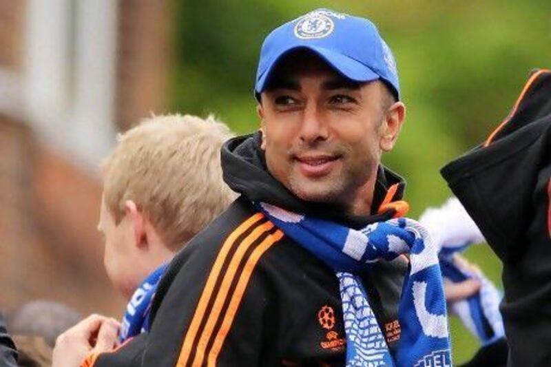 Roberto Di Matteo on the vistory parade. Steven Paston / Action Images / Livepic