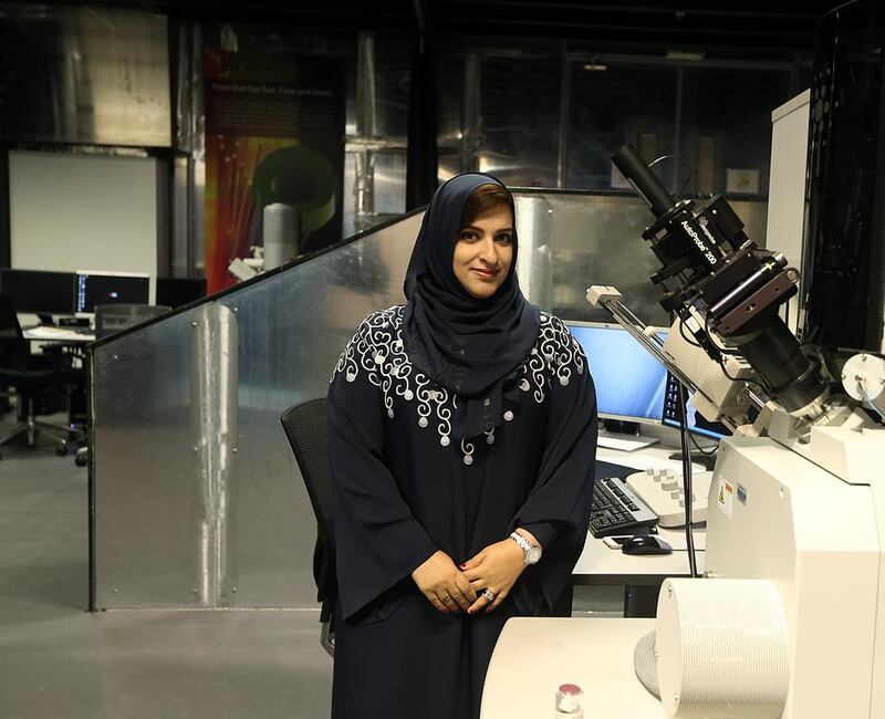 Dr Amal Al Ghaferi, associate professor of mechanical engineering at Masdar.  Satish Kumar / The National