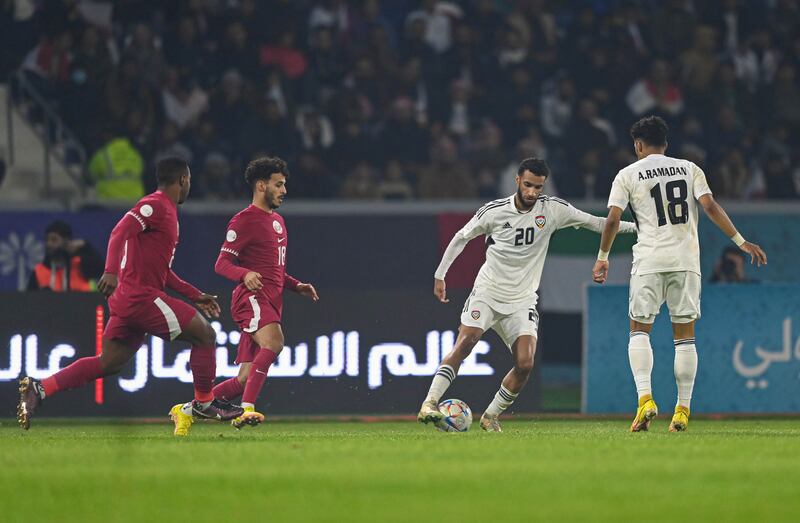 UAE drew their game against Qatar on Friday. Photo: UAE FA