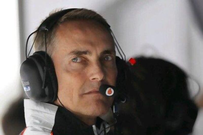 Martin Whitmarsh, the McLaren Formula One team principal, reckons it is more dangerous to drive in Brazil than Bahrain. Aly Song Pool / EPA