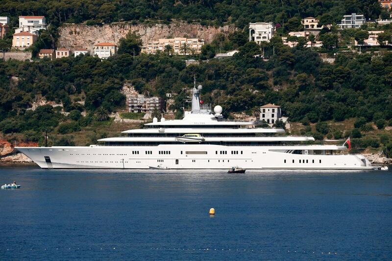 The Eclipse, the world's second largest private yacht. Valery Hache / AFP