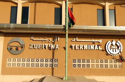 Zueitina oil terminal. Photo by Abdullah DOMA  /  AFP