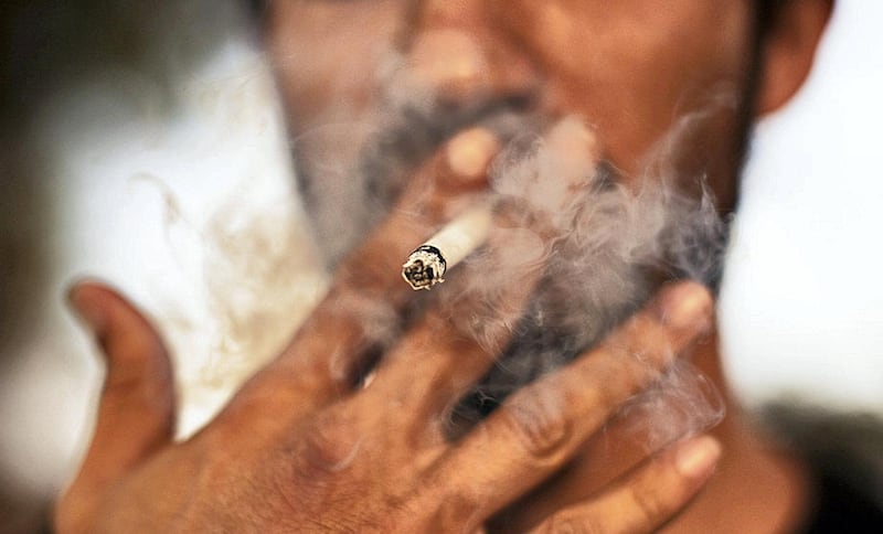 Tobacco-related diseases kill six million globally people each year, which will rise to more than eight million by 2030. Christopher Pike / The National