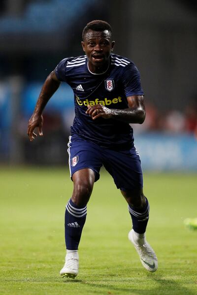 Soccer Football - Pre Season Friendly - Olympique Lyonnais v Fulham - Stade Pierre Rajon, Bourgoin-Jallieu, France - July 21, 2018   Fulham's Jean Michael Seri in action    Action Images via Reuters/John Sibley