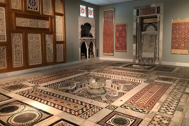 A 17th-century reception area from a Cairo mansion, which belonged to a senior Ottoman official, is on display at the museum. Photo by Declan McVeigh 