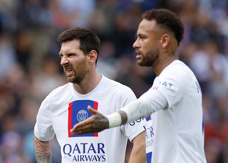 Lionel Messi and Neymar. Reuters