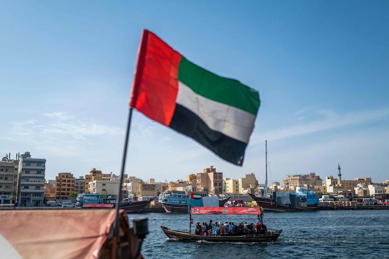 The Dubai Creek. The emirate's economy expanded by 4.6 per cent on an annual basis in the first nine months of 2022. AFP
