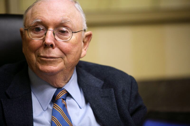 Munger trained as a meteorologist during the Second World War and as a lawyer at Harvard before joining the corporate world. Reuters
