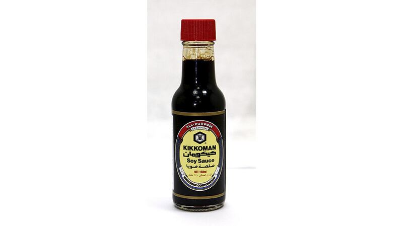 The sale of Kikkoman soy sauce produced in Japan has been banned in the UAE. Paulo Vecina / The National