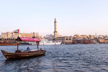 For many people, the creek (Khor) with its dhow moorings, abra water taxis, and souks is the very essence of Dubai's old city. For decades, Dubai Creek has been a hub of activity as traders bring in goods and sell their wares at the bustling markets nearby. Photo by Reem Mohammed/The National