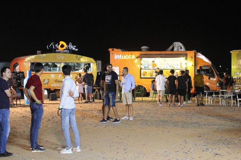 Food trucks, a campsite and some of the best DJs in the world were the order of the night at this edition of Destination Dawn. Jason Von Berg / The National