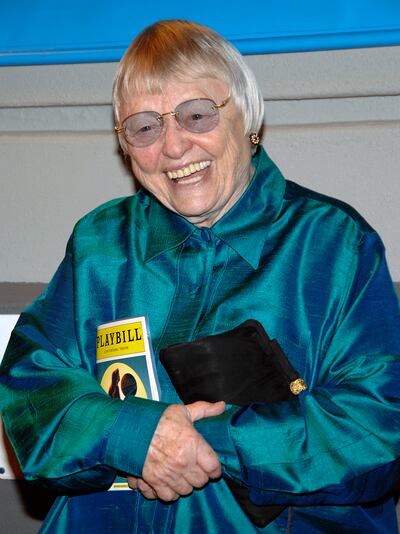 Pat Carroll at the Broadway opening of 'The Little Mermaid' at the Lunt-Fontanne Theatre on January 10, 2008, in New York. AP Photo