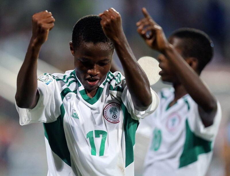 Nigeria, semi-final: The Nigerians met Sweden once more, and once again scored three goals, but this time conceded none in a 3-0 victory that saw Awoniyi and Okon score again, with Chidera Ezeh chipping in another. AP Photo