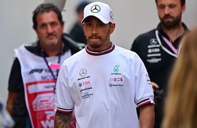 Lewis Hamilton is still without a race win this season. AFP