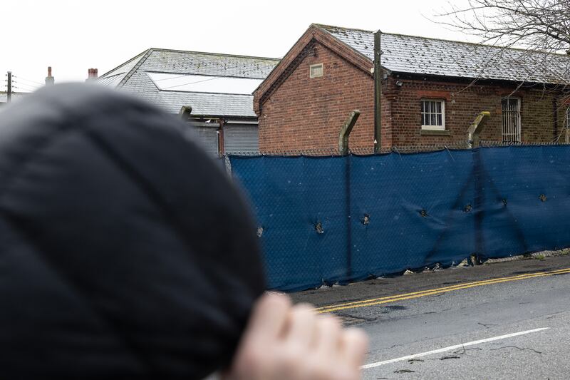 Concerns have been raised about accommodation for asylum seekers, such as this former barracks in Folkestone. Getty Images