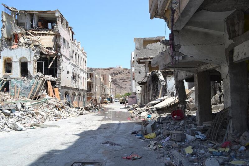 Al Katah was hit in an air raid in April.