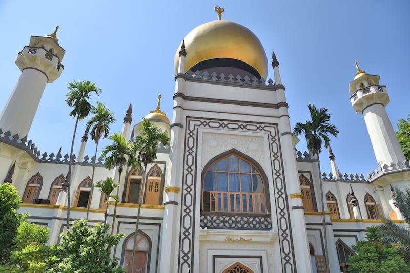The historic Sultan Masjid in Singapore's Kampong Glam.