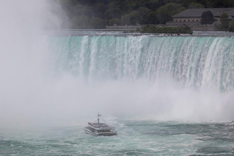 The Falls straddle Ontario and New York. Reuters