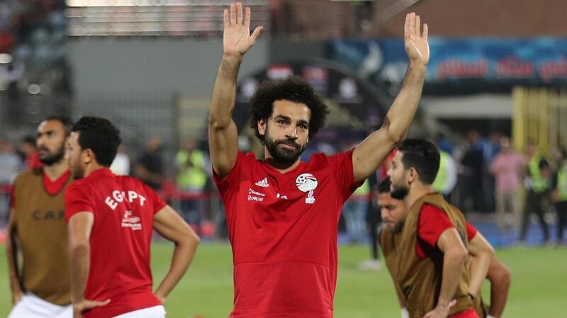 Mohamed Salah will lead Egypt's pursuit of a record-extending eighth Africa Cup of Nations title. Reuters