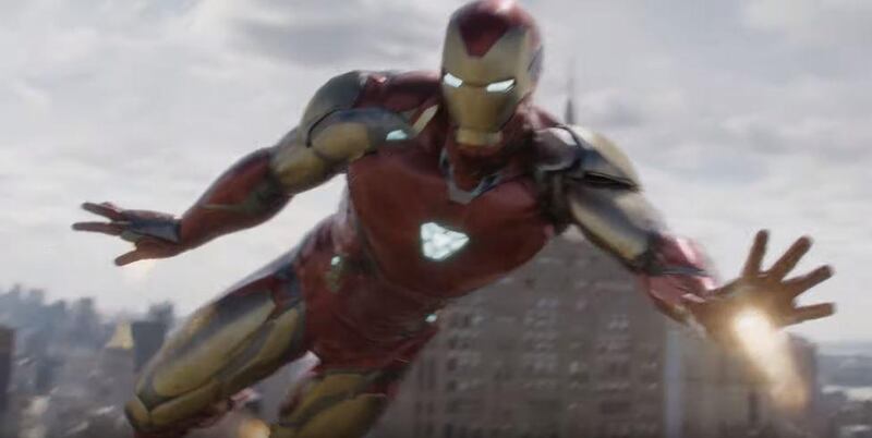 Iron Man is seen clearly back on earth in the new trailer. 