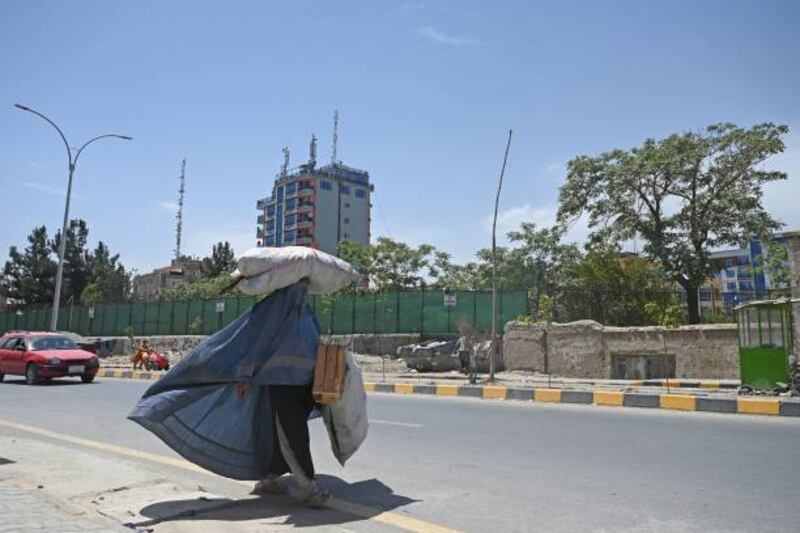 Many people in Afghanistan have fled to Kabul. AFP