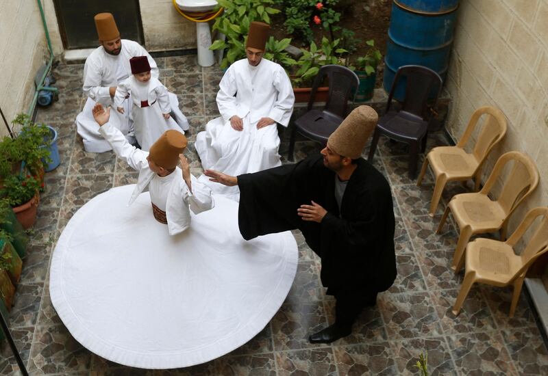 Whirling sees performers twirl to the hypnotic rhythm of prayer until they reach a trance-like state. AFP