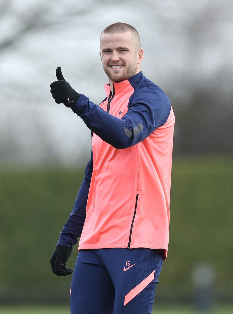 ENFIELD, ENGLAND - JANUARY 27: Eric Dier of Tottenham Hotspur during the Tottenham Hotspur training session at Tottenham Hotspur Training Centre on January 27, 2021 in Enfield, England. (Photo by Tottenham Hotspur FC/Tottenham Hotspur FC via Getty Images)