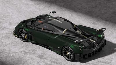 Pagani Huayra BC ‘Pacchetto Tempesta' sports a redesigned rear wing with an integrated central fin