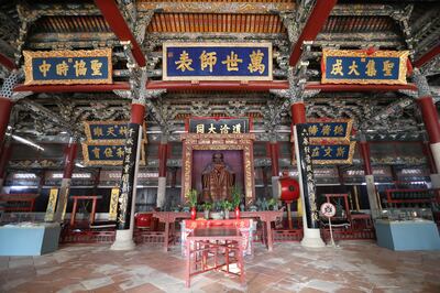 Interior of Dacheng Palace Hall. Courtesy Quanzhou Maritime Silk Road World Heritage Nomination Centre