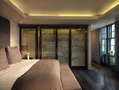A bedroom in the City Suite. Jumeirah