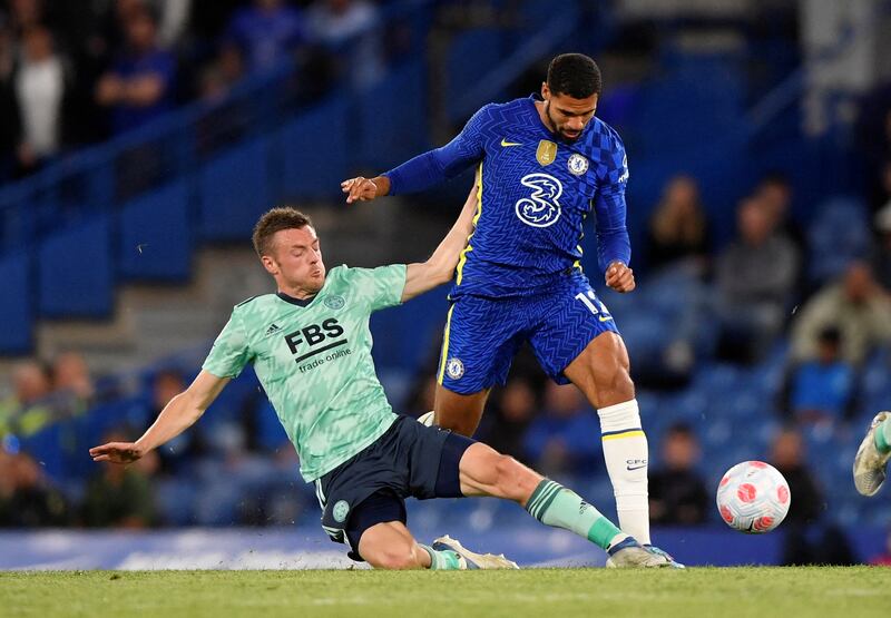 Jamie Vardy 6 - His pace was always going to keep the Chelsea defenders honest as Leicester tried to catch their hosts on the counter. Shackled for the most part by Chalobah, Rudiger and Silva. A frustrating evening for the Leicester forward. Reuters