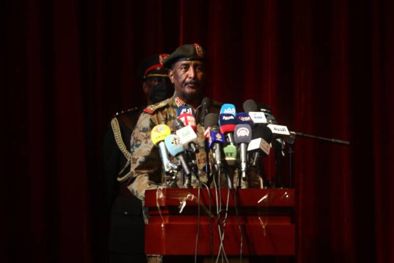 Sudan has not explained why military ruler Gen Abdel Fattah Al Burhan travelled to the country's border with Ethiopia. Getty