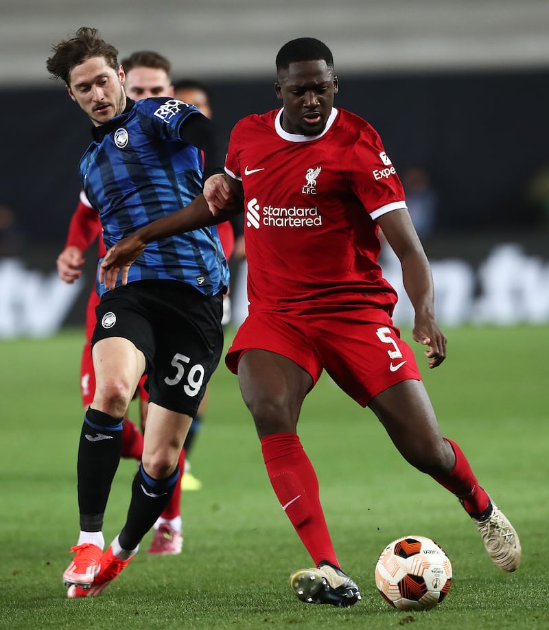 Liverpool were not really tested at back as they dominated in terms of possession and chances. But what little Atalanta threw at Konate, the big Frenchman dealt with comfortably. Getty Images