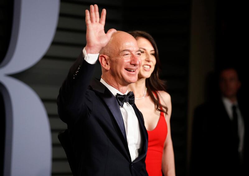 1st: Jeff Bezos, $112bn (Amazon). Danny Moloshok / Reuters