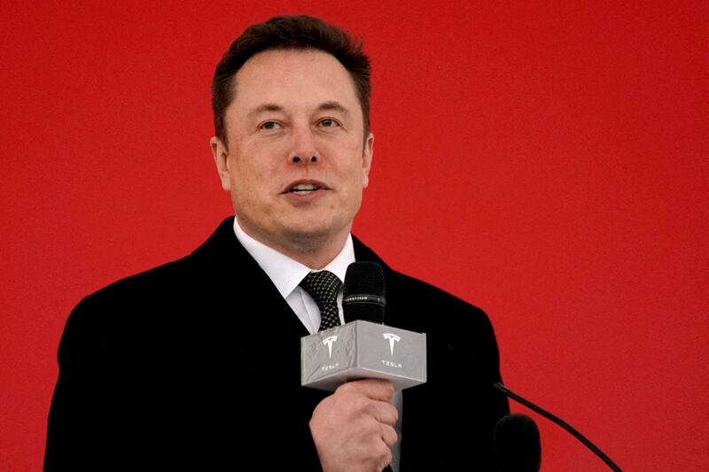 Tesla chief executive Elon Musk has outlined plans for the robotaxi. Reuters
