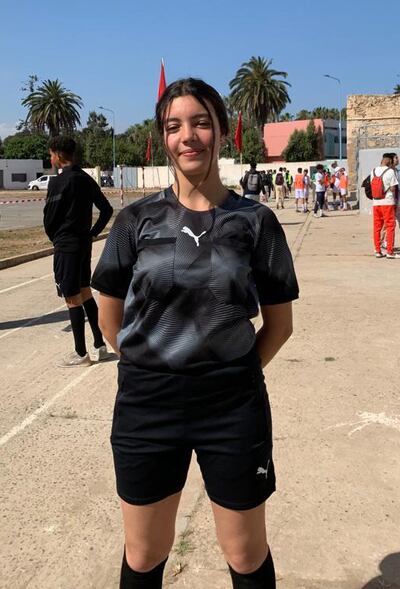 Morocco referee Hafsa Ayab, 15. 