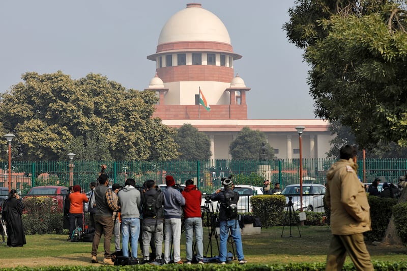 The Supreme Court in New Delhi, India. Reuters