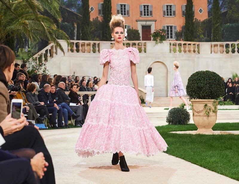 Chanel haute couture spring-summer 2019, look 61. Photo by Olivier Saillant