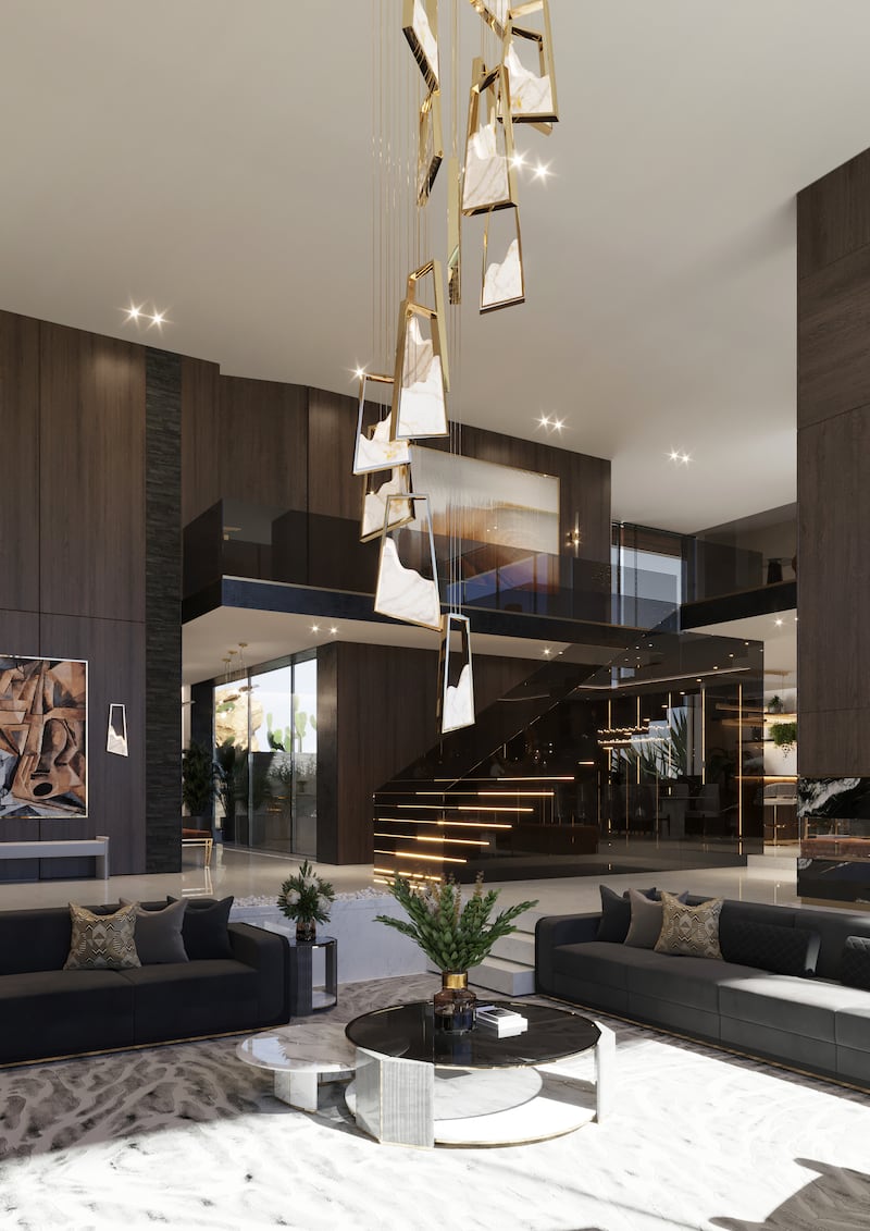 Use ceiling lights to make a statement. Photo: Luxxu