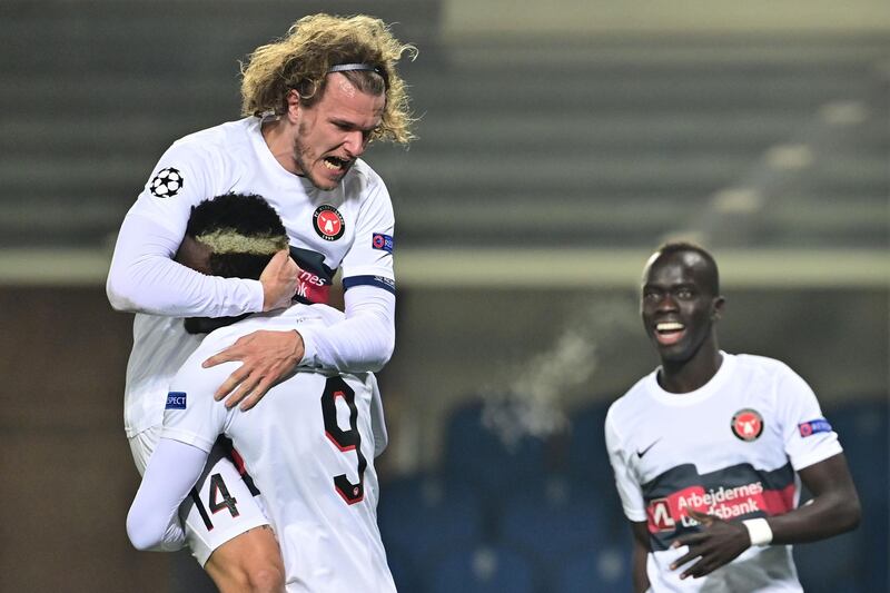 CB Alexander Scholz, Midtjylland. A master of anticipation, and now a local hero for life, having scored the goal that earned his club their first group stage point. AFP