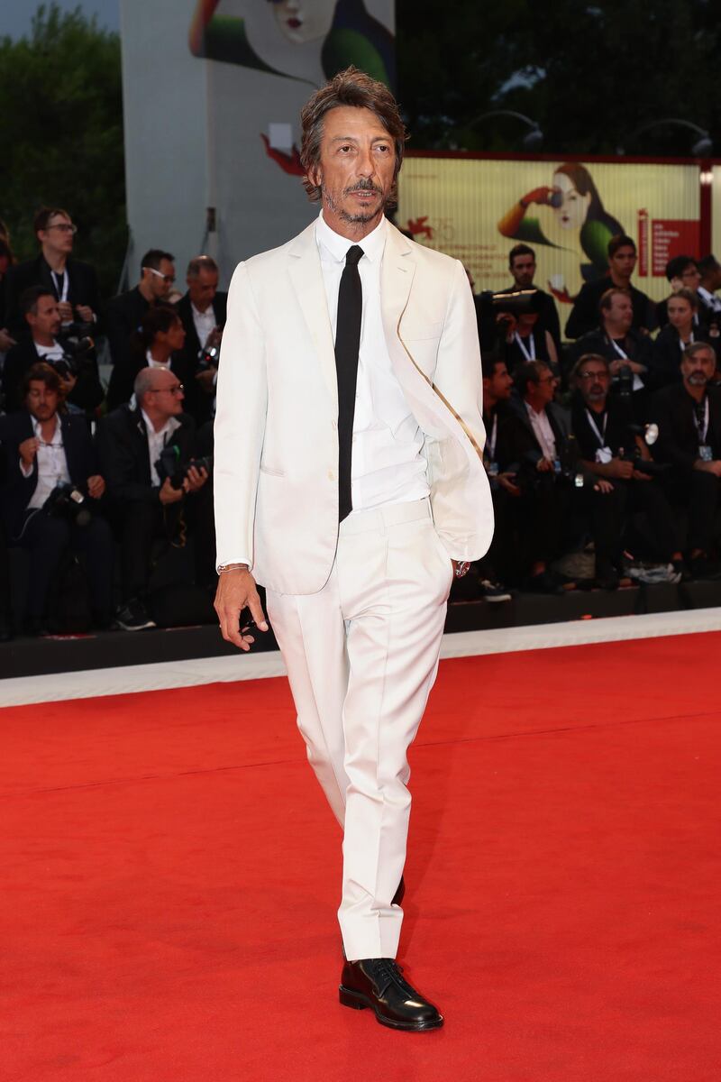 VENICE, ITALY - SEPTEMBER 01:  Pierpaolo Piccioli walks the red carpet ahead of the 'Suspiria' screening during the 75th Venice Film Festival at Sala Grande on September 1, 2018 in Venice, Italy.  (Photo by Vittorio Zunino Celotto/Getty Images)