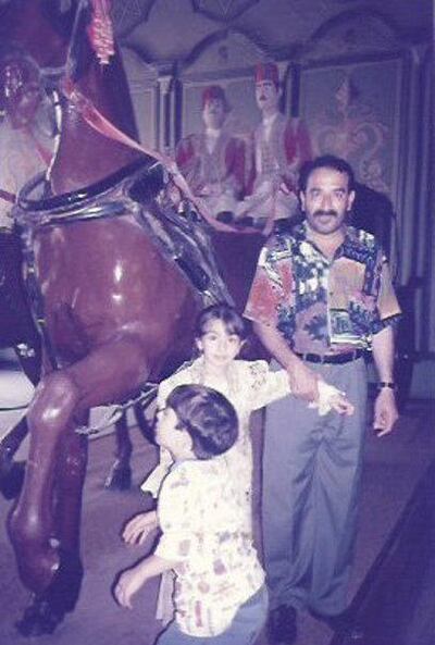 A young Noura Alblooki and her father. Courtesy Noura Alblooki

NOTE: FOR COMMENT / ONE-TIME USE ONLY