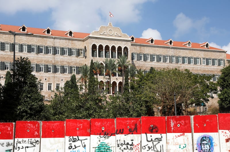 The government palace in Beirut, Lebanon. Reuters