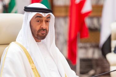 Sheikh Mohamed bin Zayed said he hoped the new academic year will be 'defined by great achievements'. Courtesy: Ministry of Presidential Affairs    