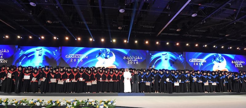1,464 male and female undergraduate and graduate candidates received awards at the ceremony.