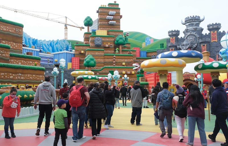 Nintendo's first theme park outside of its native Japan will open in California next month