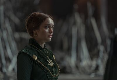 Olivia Cooke as Alicent Hightower in 'House of the Dragon'. Photo: HBO