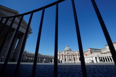 An empty Saint Peter's Square in the Vatican after Italy announced nationwide travel restrictions. As travellers stay away, experts worry about the future of the country's family-run hotels and restaurants which have long been part of the magic of a visit to Italy. REUTERS/Guglielmo Mangiapane