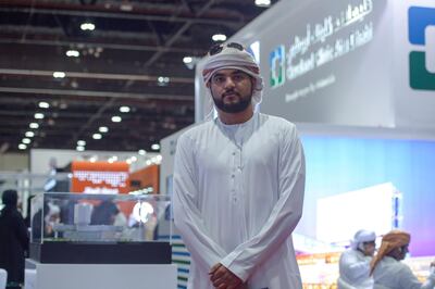 Abu Dhabi, United Arab Emirates - Mohammed Al Saeedi, 25, in search of job at the Abu Dhabi Career Fair, which takes place at the Abu Dhabi National Exhibition Centre on January 29, 2018. (Khushnum Bhandari/ The National)